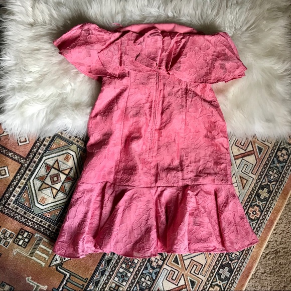 Keepsake Radar Floral Ruffle Strapless Dress - M - Picture 7 of 7